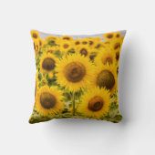 農場 |ひまわり畑 クッション (裏面)