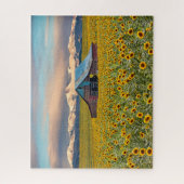 農場 |ひまわり畑 ジグソーパズル (縦)