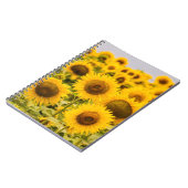 農場 |ひまわり畑 ノートブック (左側)