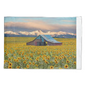 農場 |ひまわり畑 枕カバー (裏面)