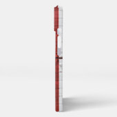 農場 |アメリカ国旗のバーンドムラル iPhoneケース (左側面)