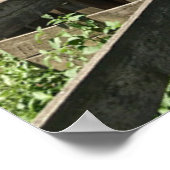 農場 |アメリカ国旗を持つ赤い納屋 ポスター (角)