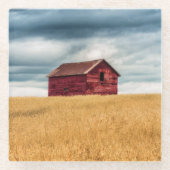 農場 |オールドレッドバーン ガラスコースター (正面)