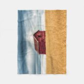 農場 |オールドレッドバーン フリースブランケット (正面)