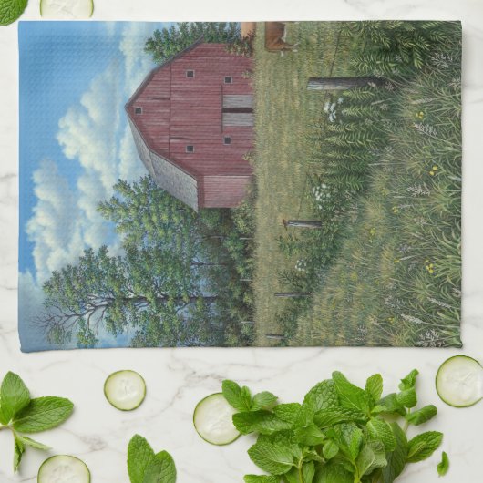 農場 キッチンタオル (折り畳み)