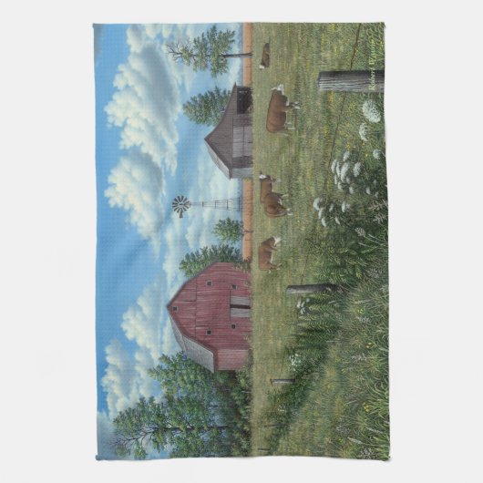 農場 キッチンタオル (縦)