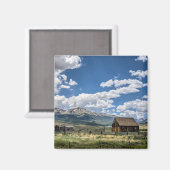 農場 |コロラド山脈の下の農場 マグネット (正面/裏面)