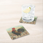 農場 スクエアペーパーコースター (インサイチュ)