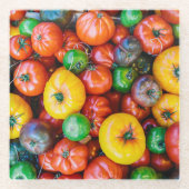 農場 |トマカラフルトハーベスト ガラスコースター (正面)