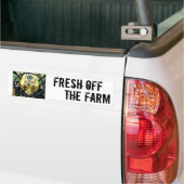 農場-トラクターのハンドルを離れて新しい バンパーステッカー (トラック上)