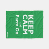 農場 フリースブランケット (正面(横))