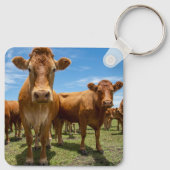 農場 |ブラウンカウグループ キーホルダー (裏面)