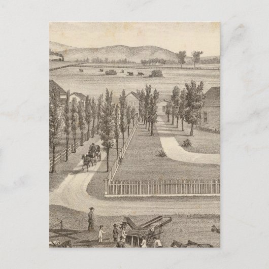 農場、ヘイリー・レス ポストカード (正面)