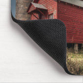 農場 |ミシガン州の赤い木造納屋 マウスパッド (コーナー)