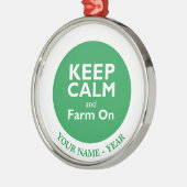 農場 メタルオーナメント (左)