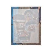 農場 |ラスティアンティークトラクター ノートパッド (回転)