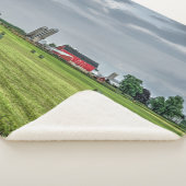 農場 |レッドバーン&サイロ春 シェルパブランケット (3/4)