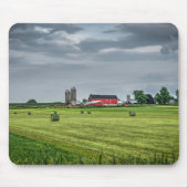 農場 |レッドバーン&サイロ春 マウスパッド (正面)