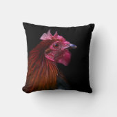 農場 |ロースターのヘッドショット クッション (正面)