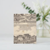 農場、住居、パイプ工事 ポストカード (スタンド正面)