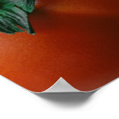 農場 |光沢のある赤と黄色のトマト ポスター (角)