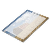 農場 |小麦フィールドの古い赤い納屋 ノートパッド (アングル)