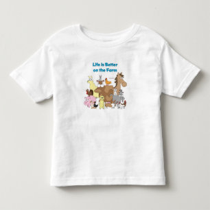 農場-幼児のワイシャツでよくして下さい トドラーTシャツ