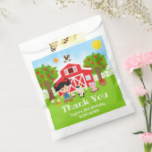 農場 赤い誕生日 黒髪の女の子 ありがとう フェイバーバッグ (封をした状態)