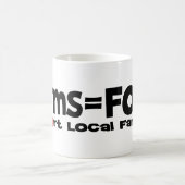 農場=食糧 コーヒーマグカップ (中央)