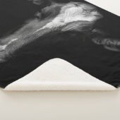 農場 | B&Wカウヘッドショット シェルパブランケット (3/4)