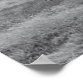 農場 | BW American Flag Barn Scene ポスター (角)