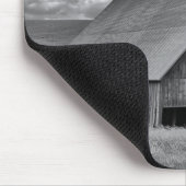 農場 | BW American Flag Barn Scene マウスパッド (コーナー)