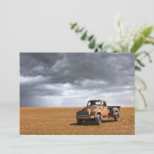 農場 | Old Truck in Field サンキューカード (スタンド正面)