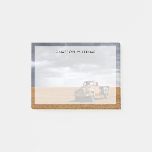 農場 | Old Truck in Field ポストイット (正面)