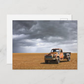 農場 | Old Truck in Field ポストカード (正面/裏面)