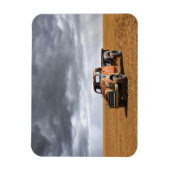 農場 | Old Truck in Field マグネット (縦)