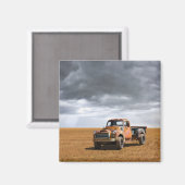 農場 | Old Truck in Field マグネット (正面/裏面)
