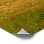 農場 | Red Barns Near Hay Bales ポスター (角)