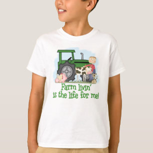 農場Livin (男の子) Tシャツ