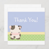 農場Moo牛サンキューカードBを騙します サンキューカード (正面/裏面)