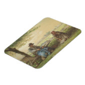 農夫が休む マグネット (左側)