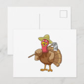 農夫としてのトルコ ポストカード (正面/裏面)