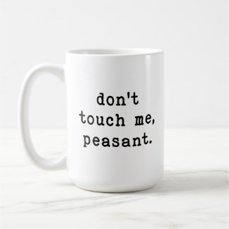 農夫にTouchしないおもしろい コーヒーマグカップ