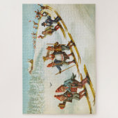 農夫のウィルヘルム結婚・ラーセンのクリスマスカード ジグソーパズル (縦)