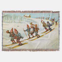 農夫のウィルヘルム結婚・ラーセンのクリスマスカード スローブランケット