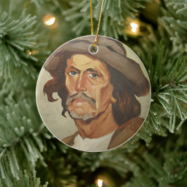 農夫のポートレート（Ipolit Stranmbu著） セラミックオーナメント