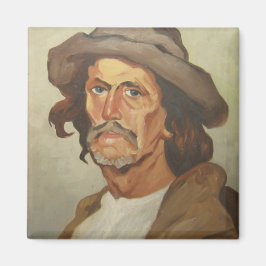 農夫のポートレート（Ipolit Stranmbu著） マグネット