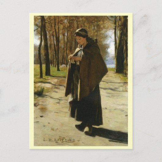 農夫のルイ・ウェルデン・ホーキンズ ポストカード (正面)