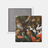 農夫の宴， 1566 マグネット (正面/裏面)