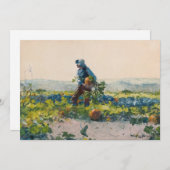 『農夫の少年として』| ウィンスロー・ホーマー (正面/裏面)